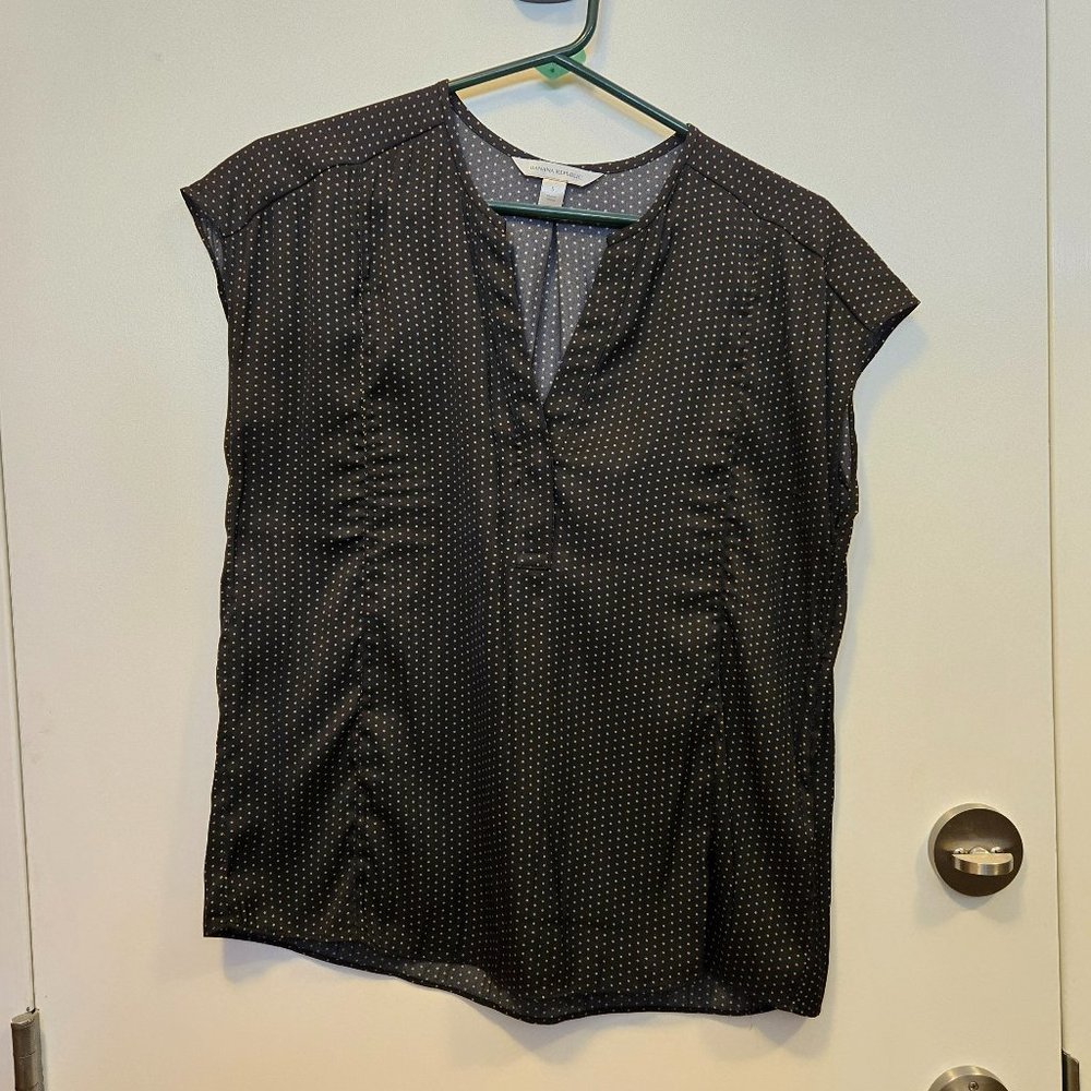 Banana Republic Polka Dot Sleeveless Blouse